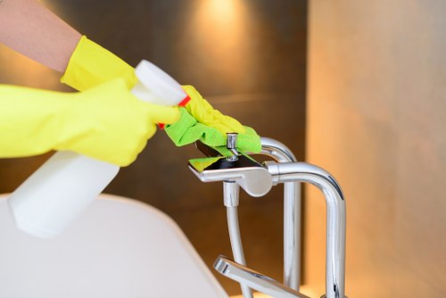 Local after builders cleaning team preparing a Ruislip property for use