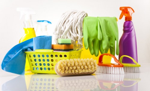 Detailed bathroom cleaning during a Ruislip move out service