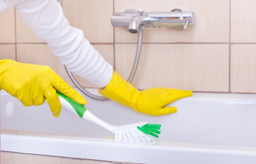 Internal review notes for a cleaning service complaint