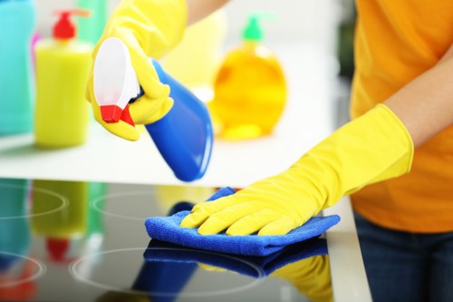 Local cleaning team preparing a Ruislip home for a full deep clean